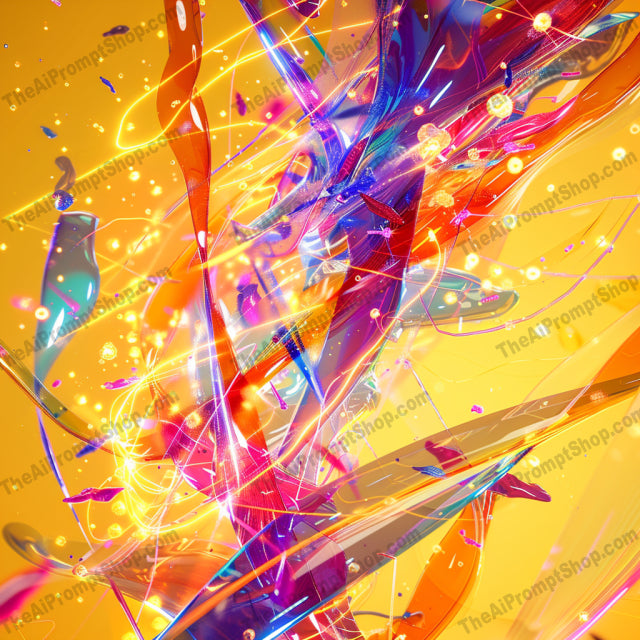 Abstract Art with Colorful Crystals and Swirling Ribbons AI MidJourney Image Prompt, 9126 Patterns & Wallpapers, midjourney, abstract, crystals, swirling ribbons, vibrant, dynamic, colorful, modern art, creativity, energy, radiant background, artistic, decorative, bright, gemstones, flowing, contemporary art, visual art, stylish, unique, exquisite, Midjourney, Ai, Ai Image Prompt, Image Prompt, Prompt