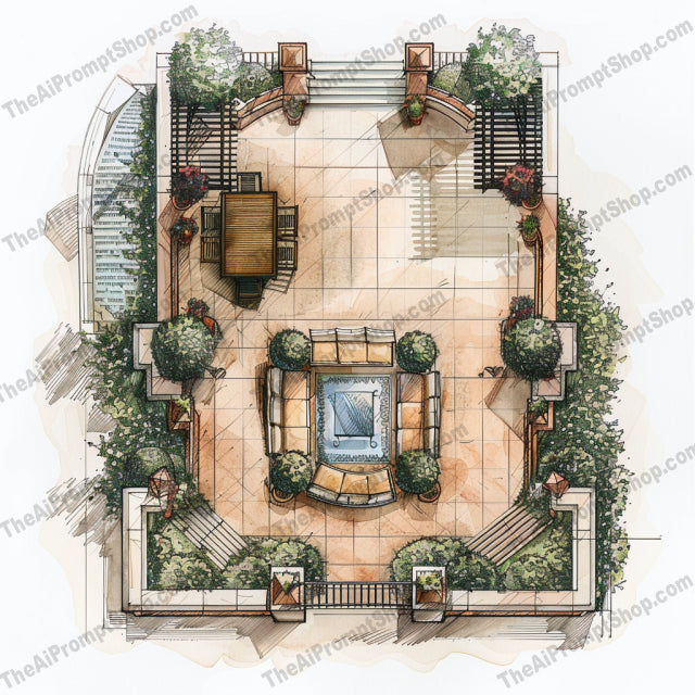 Isometric Architectural Drawing AI MidJourney Image Prompt, 9174 Isometrics & Icons, midjourney, isometric, architectural, drawing, intricate, designs, modern, classical, structures, line work, shading, depth, dimension, architecture, building plans, artistic, technical drawing, blueprint, sketch, illustration, urban planning, Midjourney, Ai, Ai Image Prompt, Image Prompt, Prompt