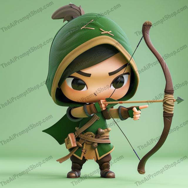 Fantasy Themed Chibi Characters AI MidJourney Image Prompt, 8373