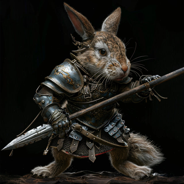 Anthropomorphic Animal Warriors AI MidJourney Image Prompt, 8244