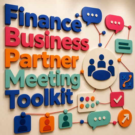 Finance Business Partner Meeting Toolkit for preparing focused finance conversations, decisions, and follow-up.