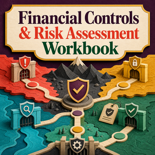 Financial Controls and Risk Assessment Workbook museum-exhibit cover.