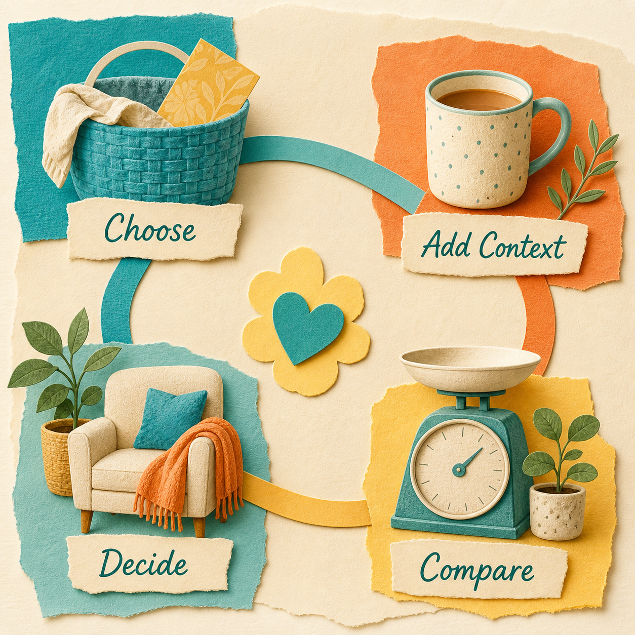 How to use and review the Home Decluttering Decision Prompts | Focused Prompt Pack