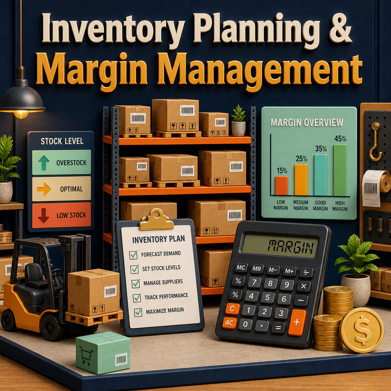 inventory planning margin management workbook product image 1