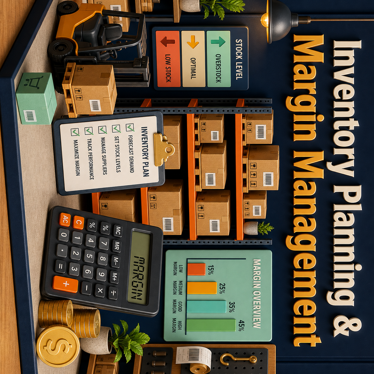 inventory planning margin management workbook product image 3