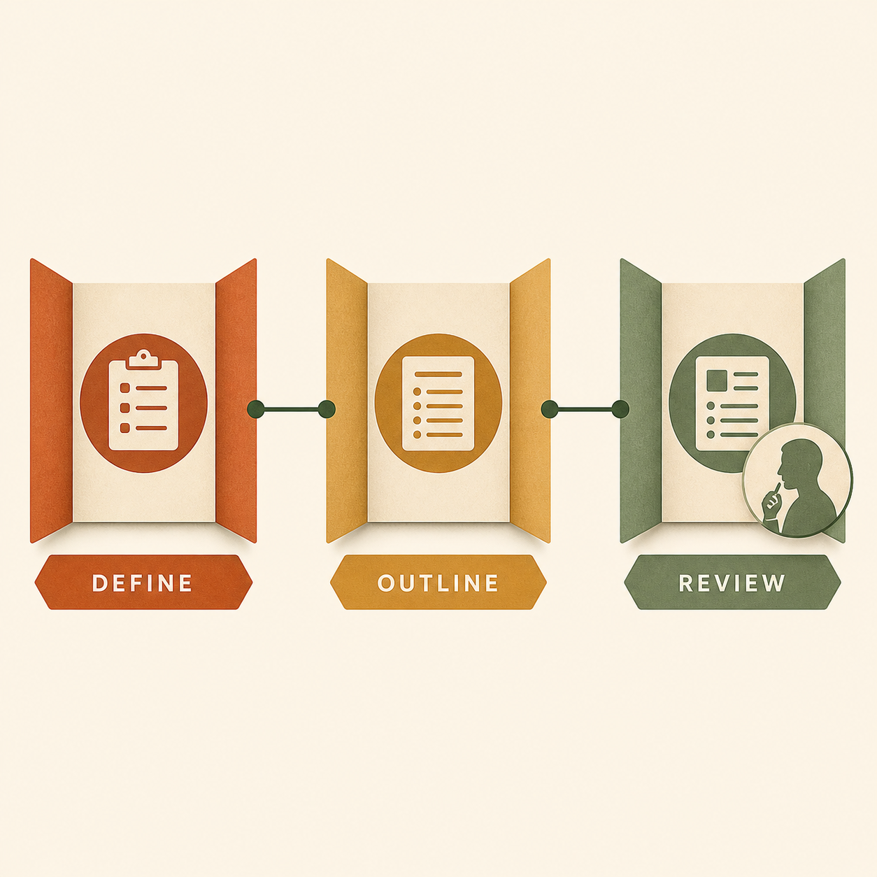 Lead Magnet Outline Generator | AI Prompt Tool illustrated planning method