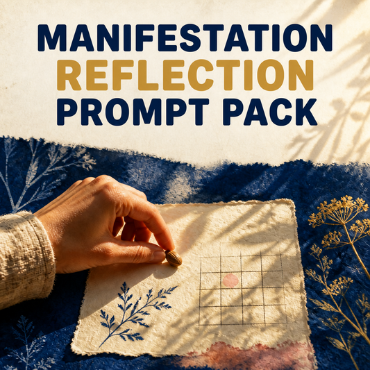 Manifestation Reflection Prompt Pack cover