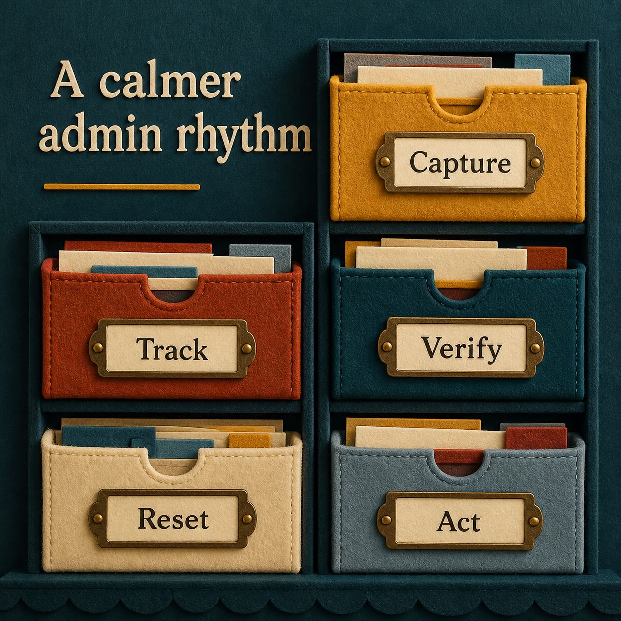 Personal Admin & Life Maintenance System | AI Workflow Toolkit illustrated planning method