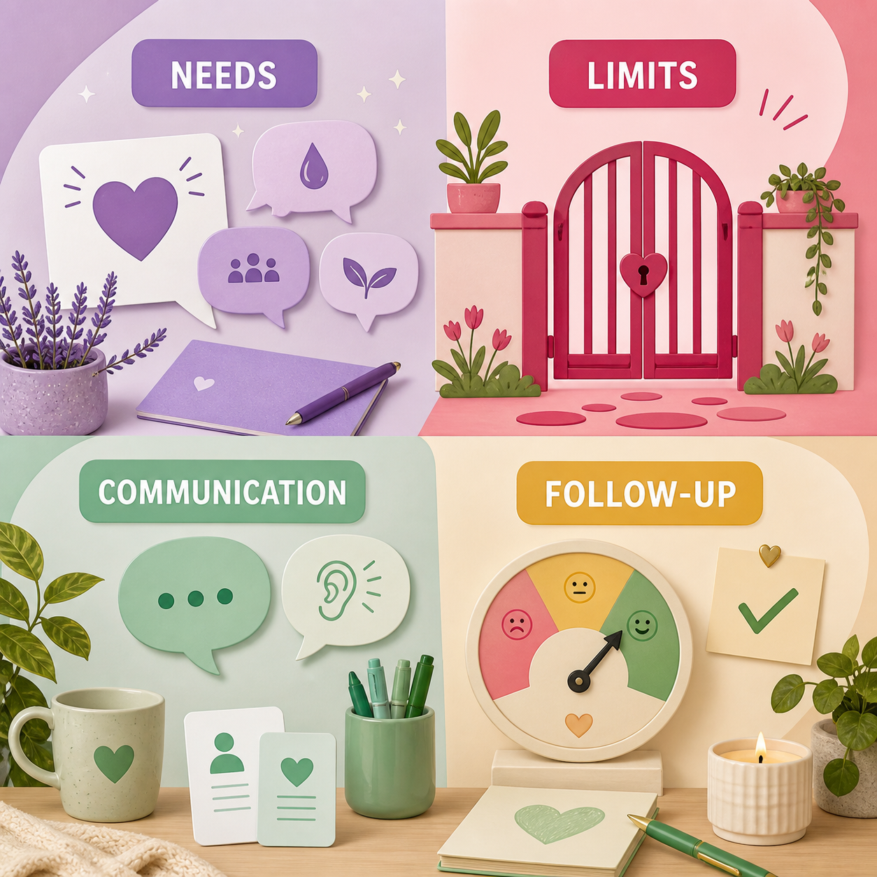 Personal Boundaries Workbook visual overview showing the toolkit's practical planning areas.