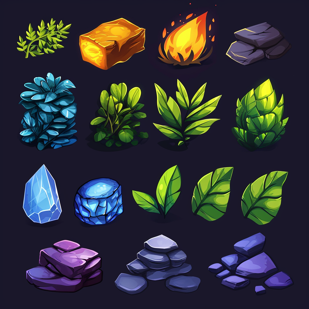 AI Midjourney Prompt for Game Assets- 4046
