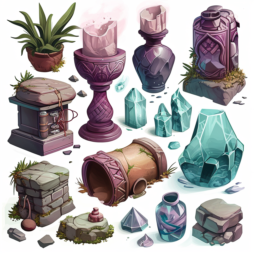 AI Midjourney Prompt for Game Assets- 4043