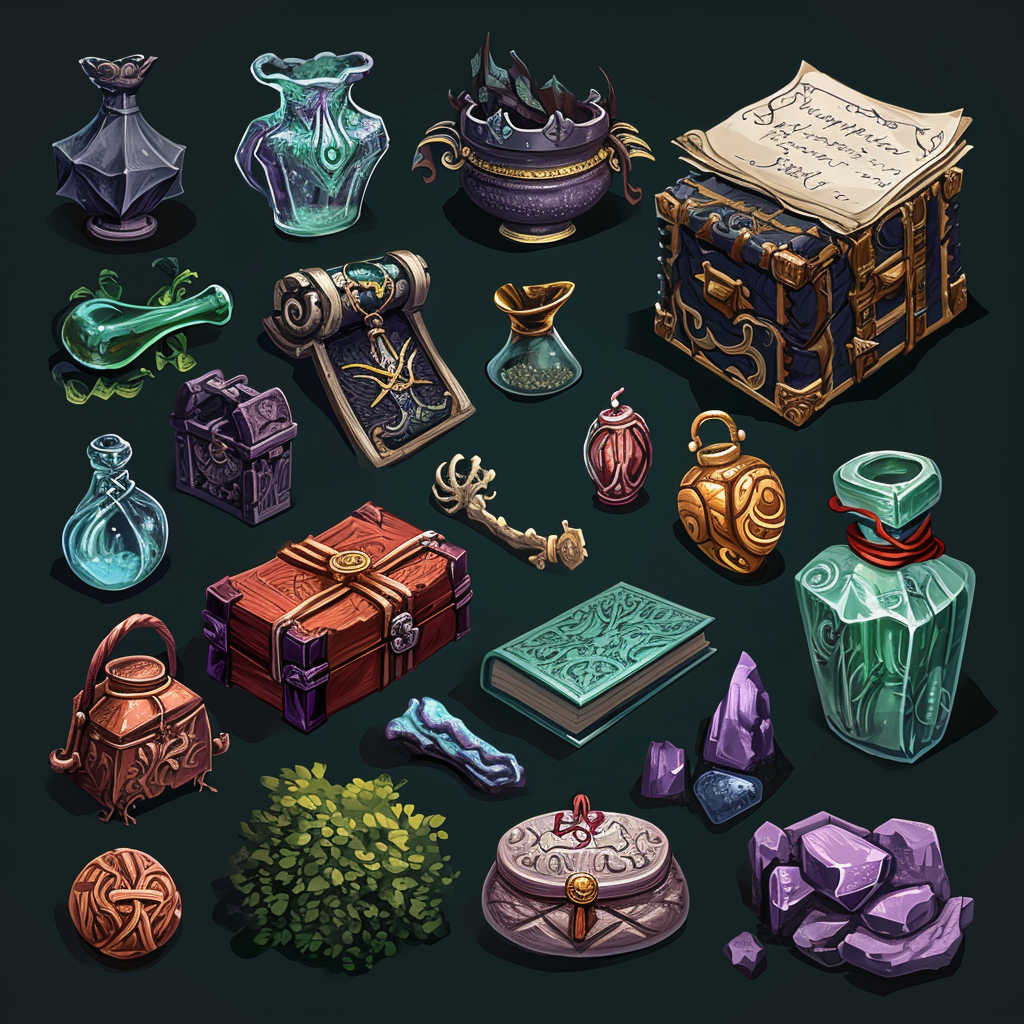 AI Midjourney Prompt for Game Assets- 4043