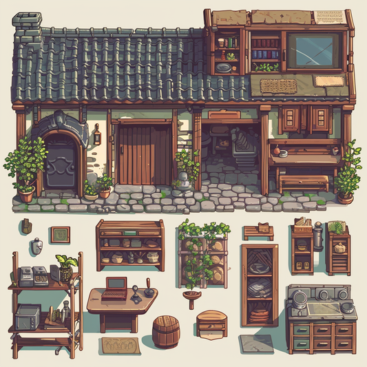 AI Midjourney Prompt for Game Assets- 4025