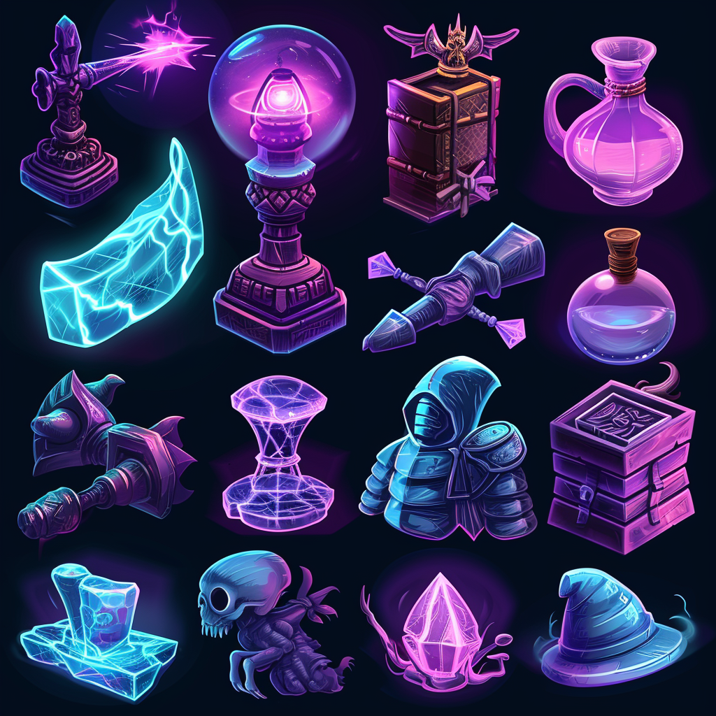 AI Midjourney Prompt for Game Assets- 4044