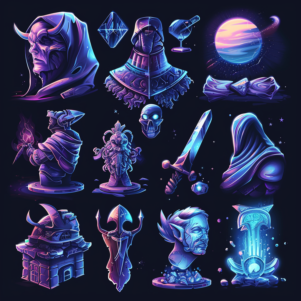 AI Midjourney Prompt for Game Assets- 4044