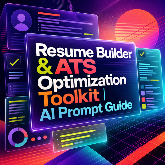 Resume Builder and ATS Optimization Toolkit AI Prompt Guide cover