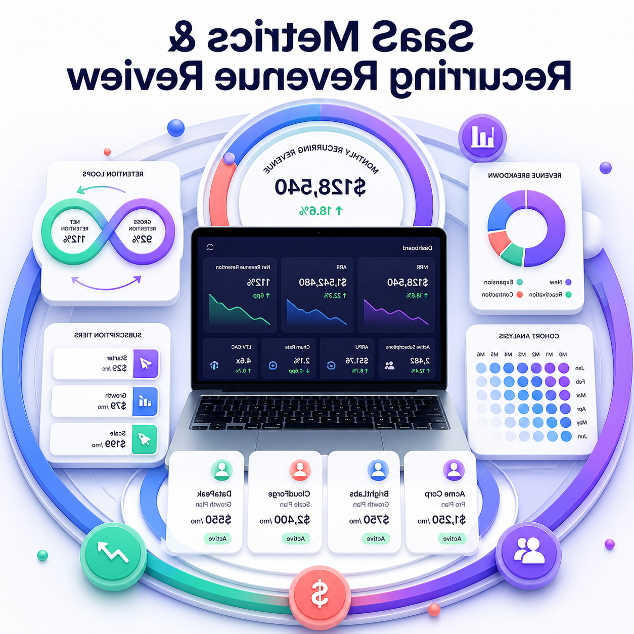 saas metrics recurring revenue review toolkit product image 2