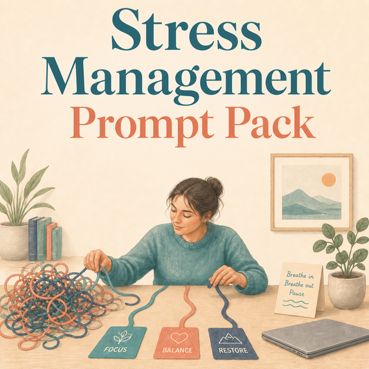 Stress Management Prompt Pack cover