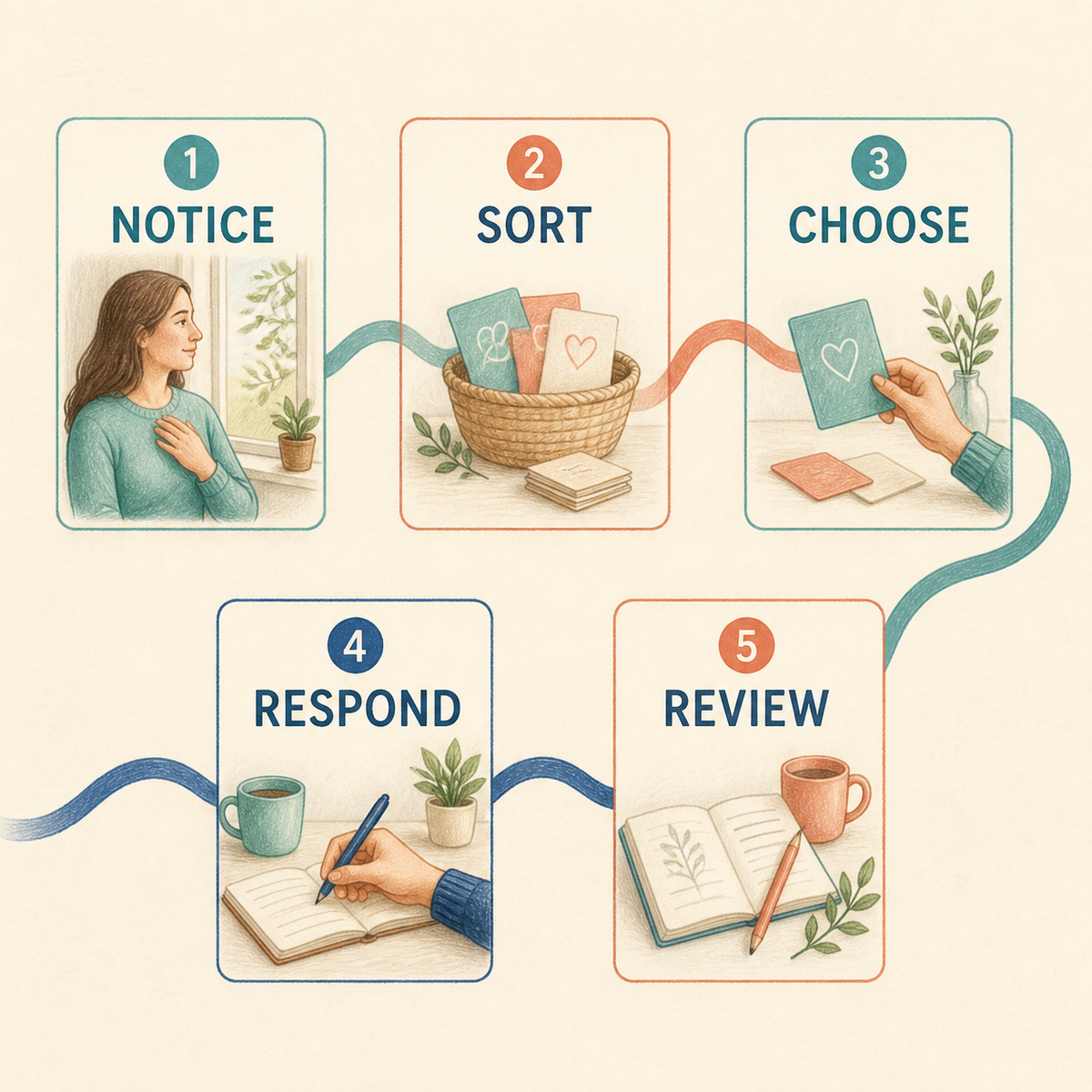 How to use and review the Stress Management Prompt Pack