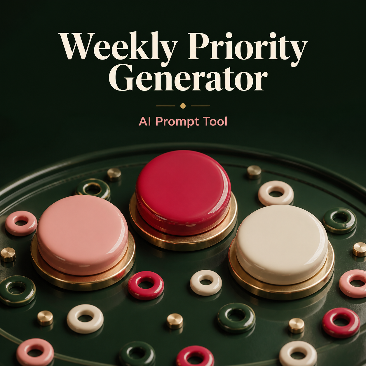 Weekly Priority Generator cover for ranking what deserves attention this week