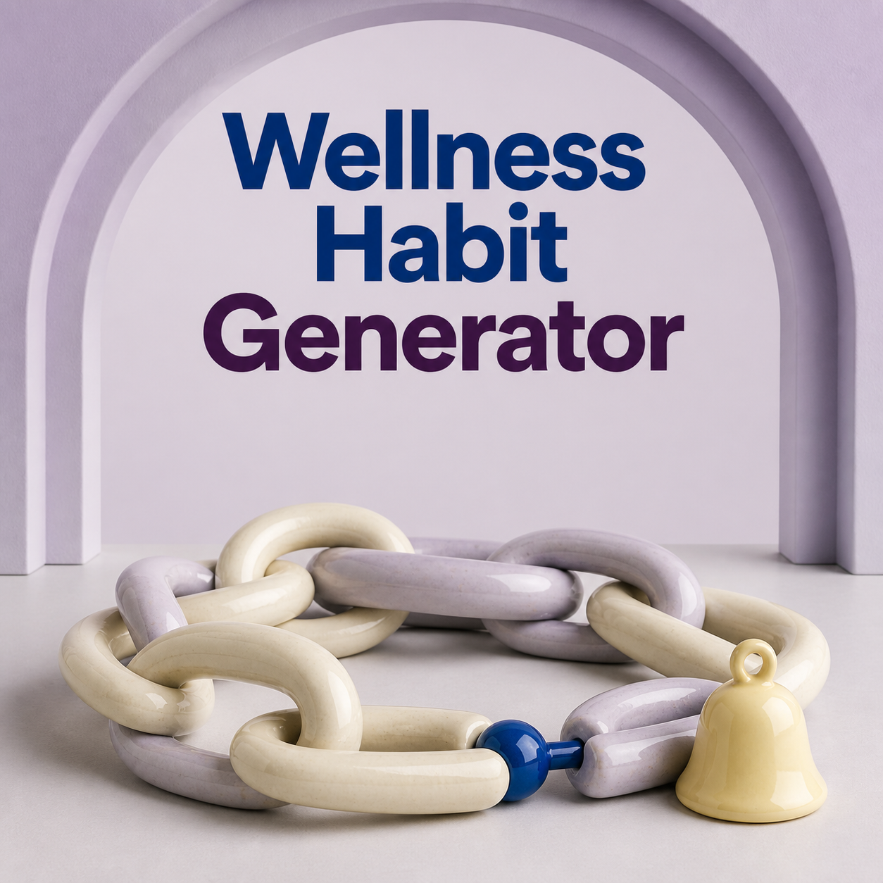 Wellness Habit Generator cover illustrating one small repeatable habit