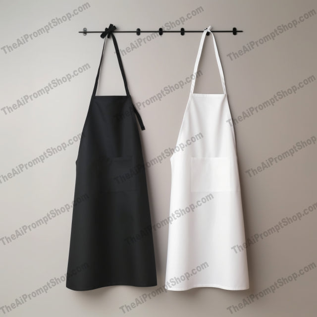 AI Midjourney Prompt for Minimalist Full-Length Aprons