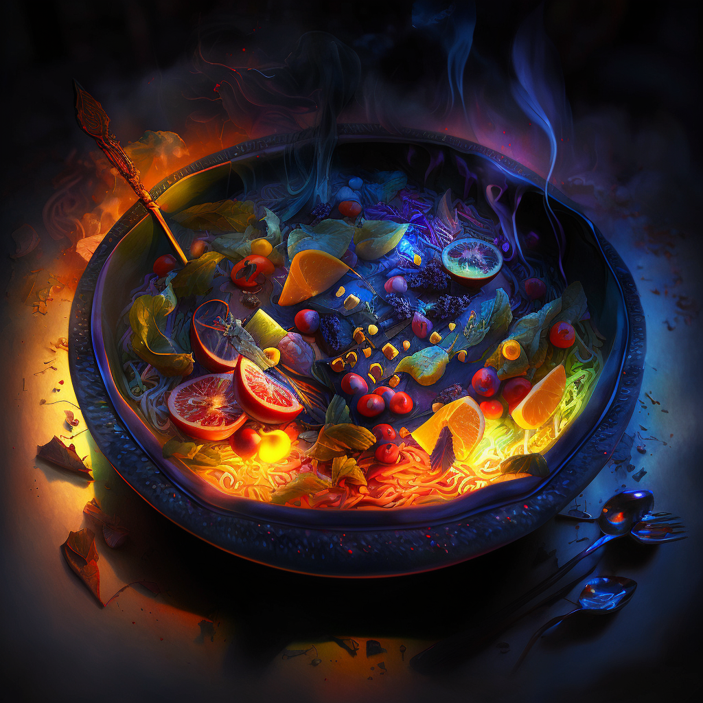 AI Midjourney Prompt for Food - Dark Fantasy Dish