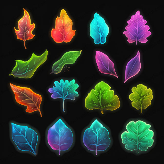 AI Midjourney Prompt for Luminous Leaves