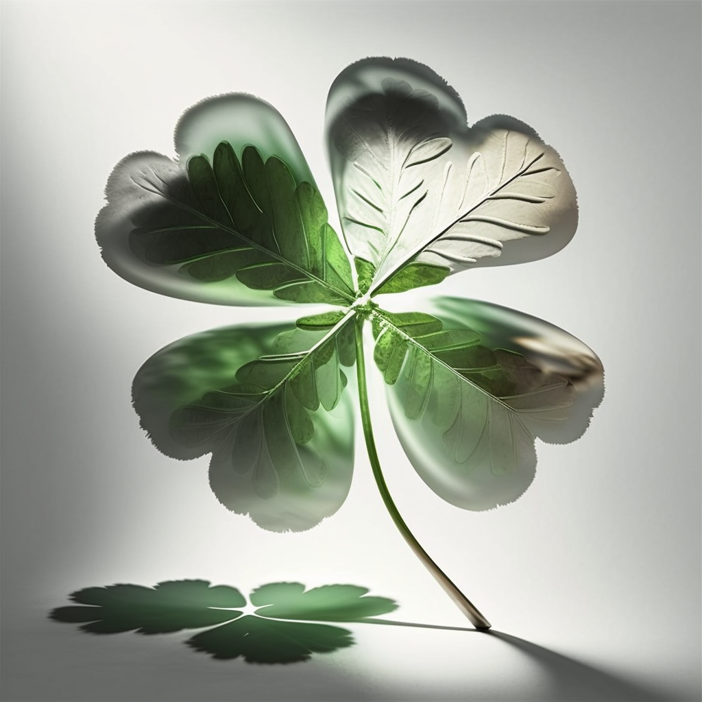 AI Midjourney Prompt for St Patricks Day - Clover