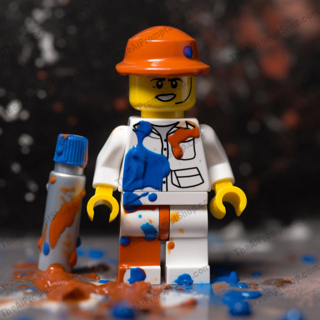 AI Midjourney Prompt for Lego Style Engineer