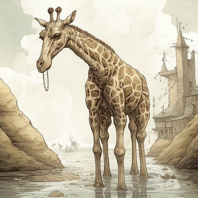 AI Midjourney Prompt for Adorable Animal in Pimenov Style