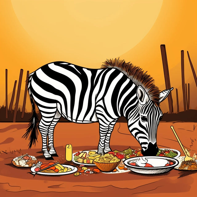 AI Midjourney Prompt for Animal Eating