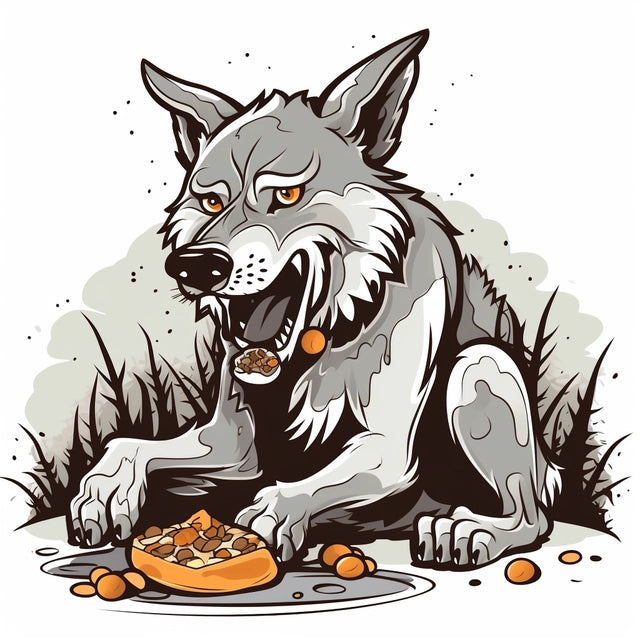 AI Midjourney Prompt for Animal Eating