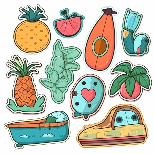 AI Midjourney Prompt for Style Stickers