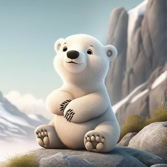 AI Midjourney Prompt for Cartoon Animal Baby Explorer