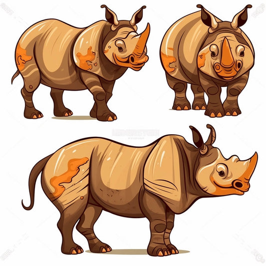 AI Midjourney Prompt for Animal Poses Illustrations