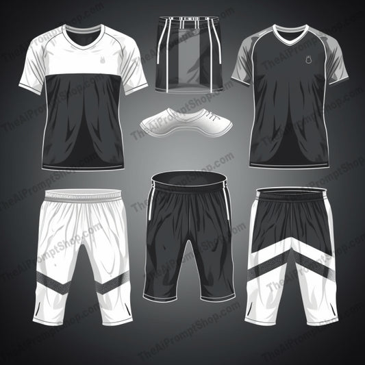 AI Midjourney Prompt for Monochromatic Sports Wear