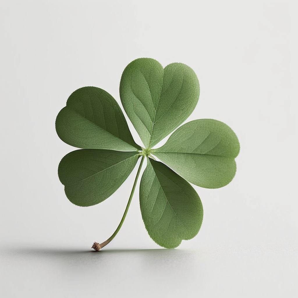 AI Midjourney Prompt for St Patricks Day - Clover