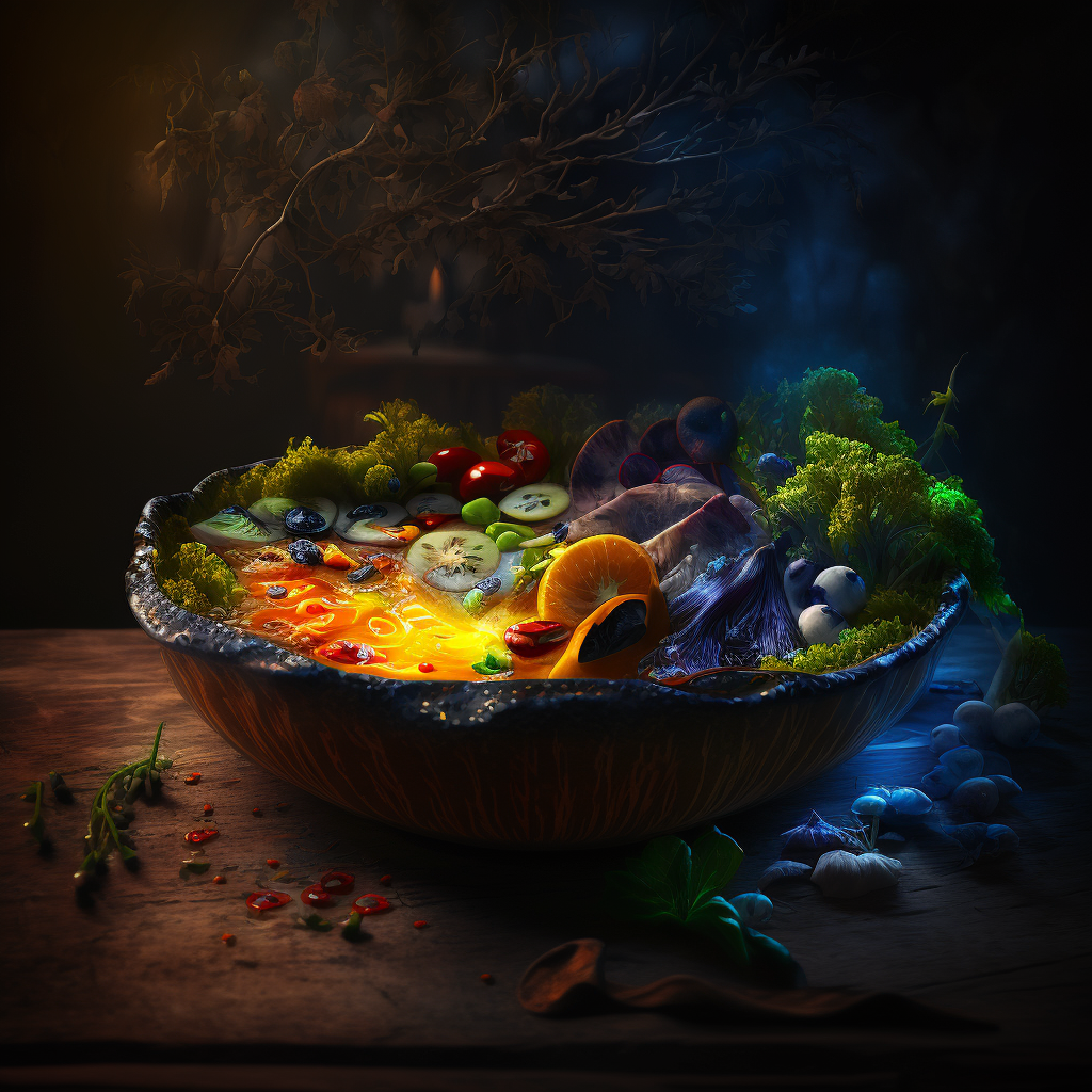 AI Midjourney Prompt for Food - Dark Fantasy Dish