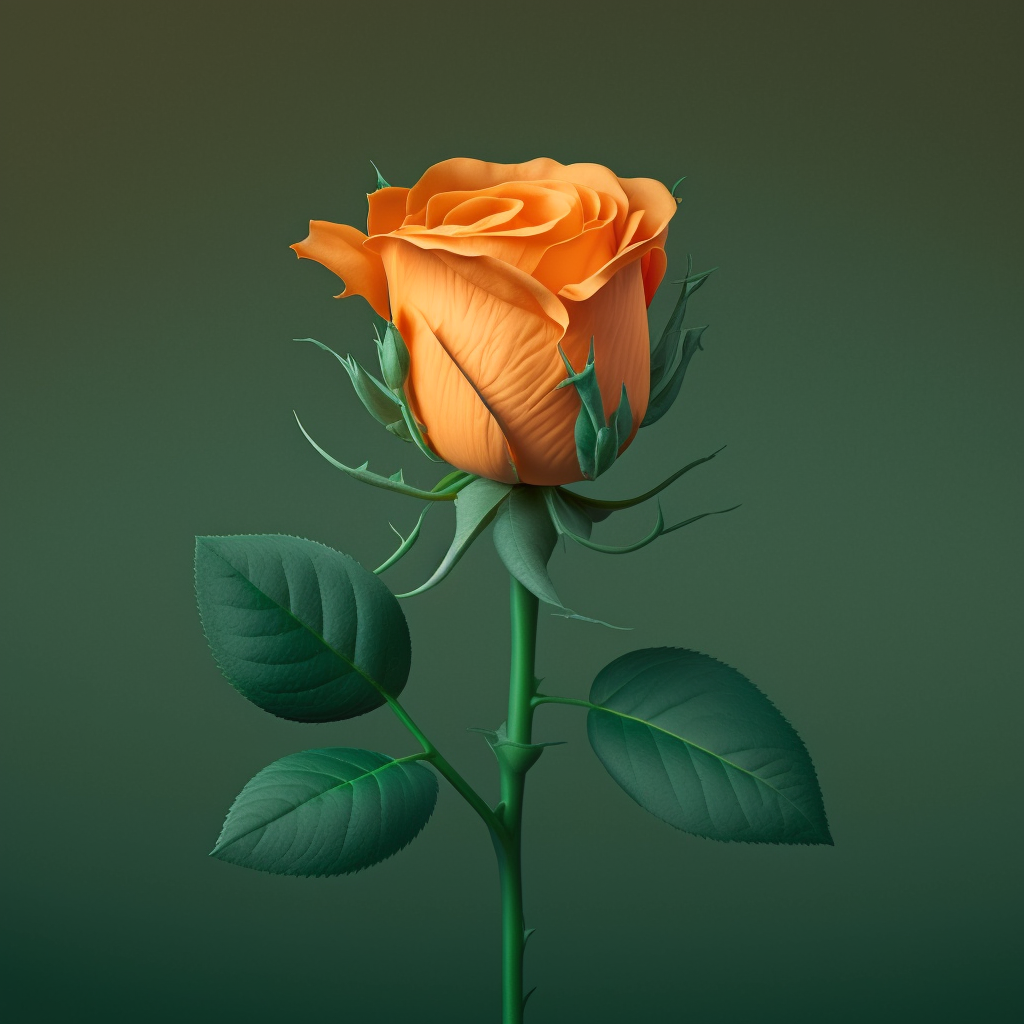 AI Midjourney Prompt for Mockup  - Beautiful Rose in Full Bloom