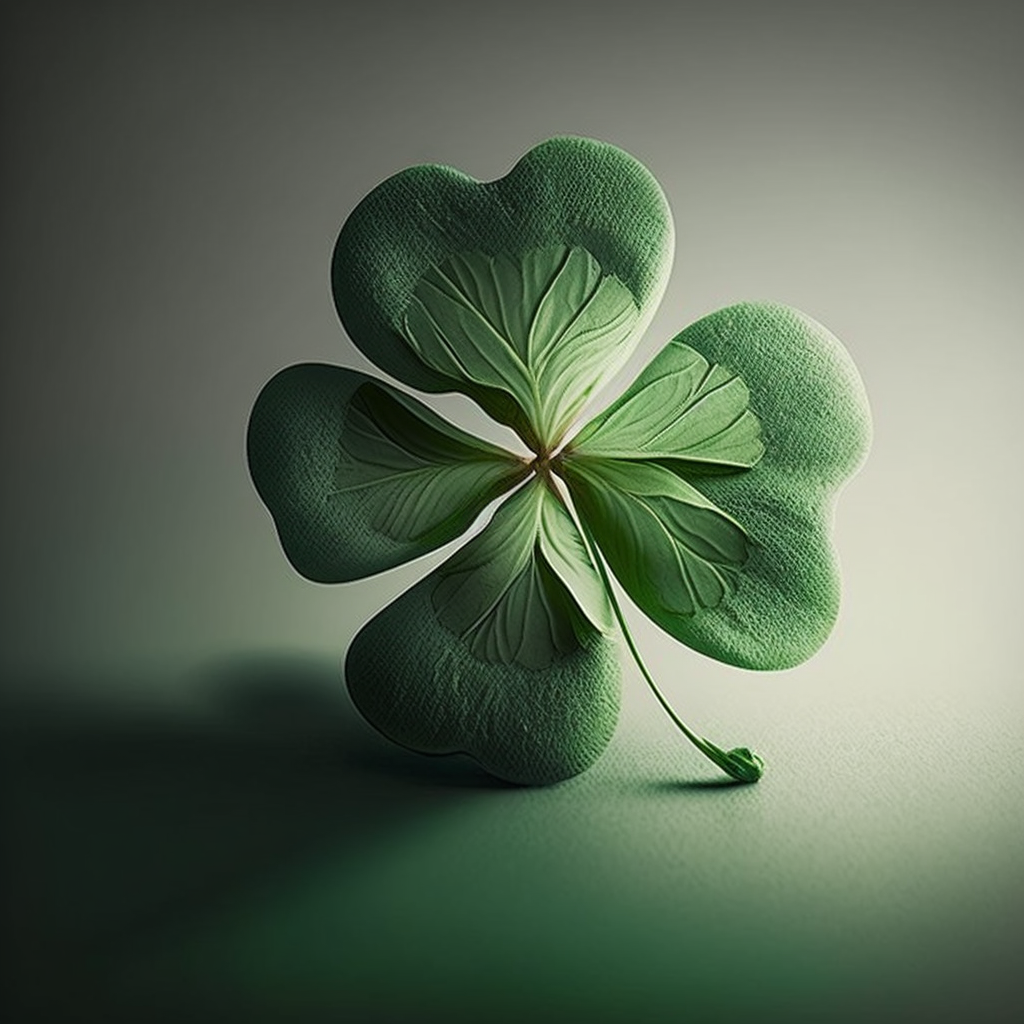 AI Midjourney Prompt for St Patricks Day - Clover