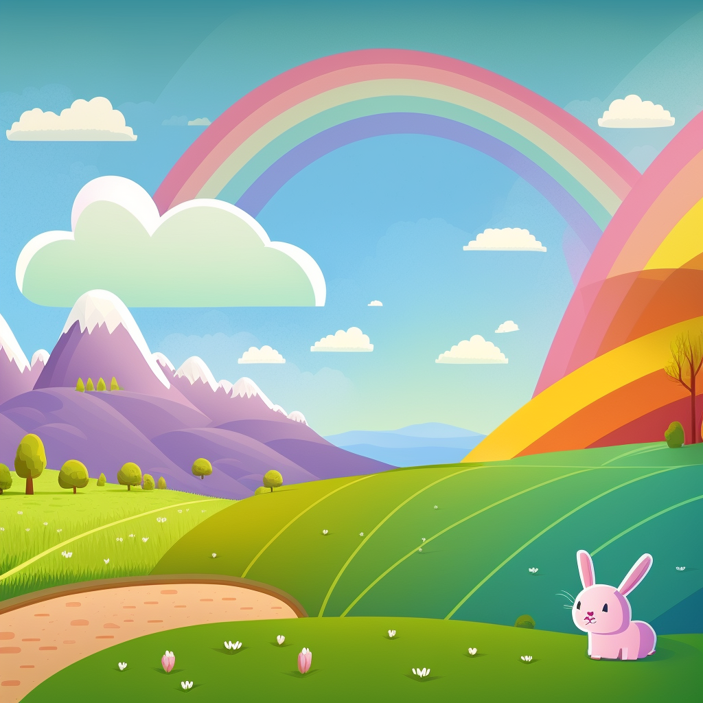 AI Midjourney Prompt for Easter - Soft Gradient Sky