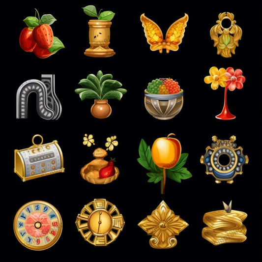 AI Midjourney Prompt for Gambling and Casino Icons