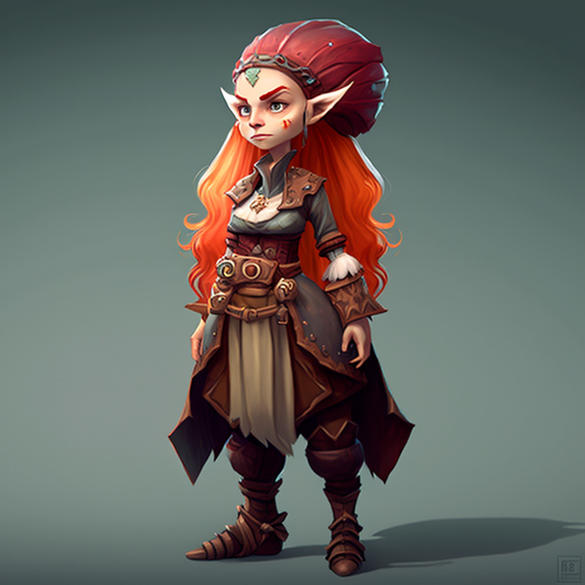 AI Midjourney Prompt for Game Asset - Fantasy Medieval Game Character