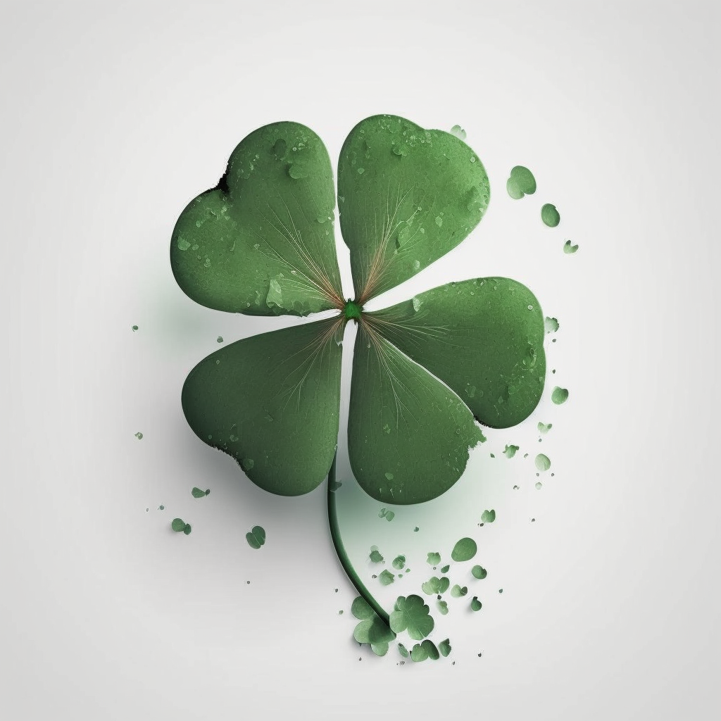 AI Midjourney Prompt for St Patricks Day - Clover