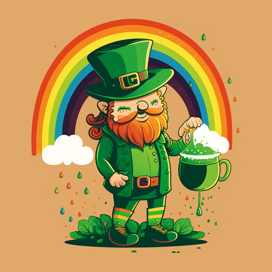 AI Midjourney Prompt for St Patricks Day - Leprechaun