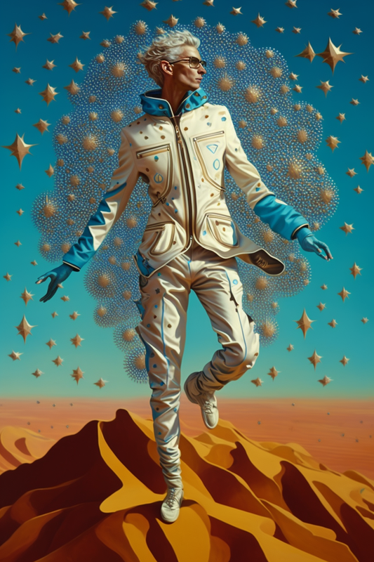 AI Midjourney Prompt for Illustration - Desert Palace Jacket