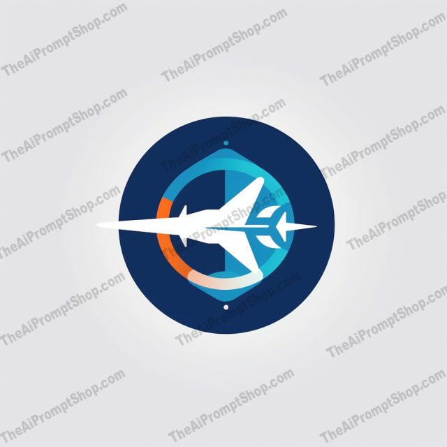 AI Midjourney Prompt for Sleek Airline Business Logo