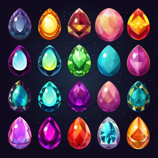 AI Midjourney Prompt for Colorful Puzzle-Like Easter Eggs