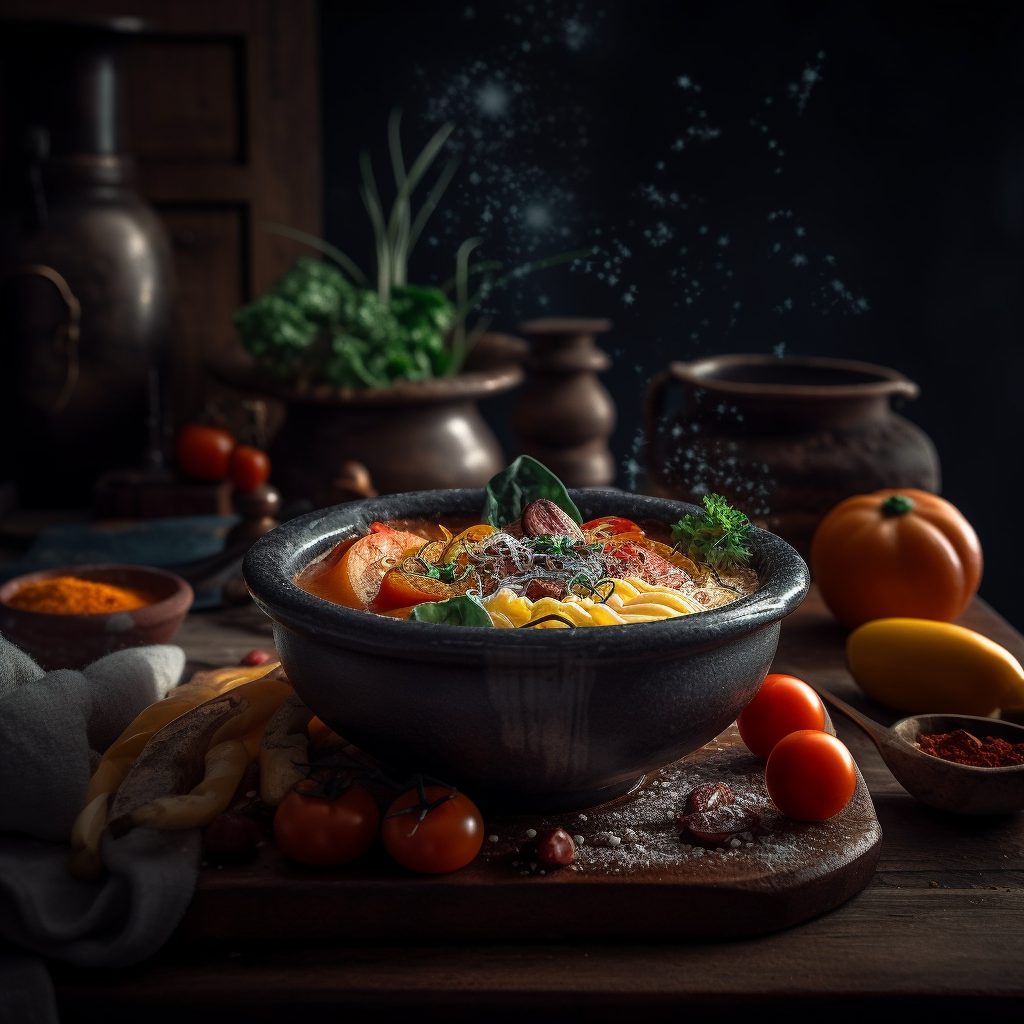 AI Midjourney Prompt for Food - Rich Food Photography